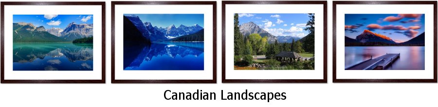 Canadian Landscapes  Framed Prints